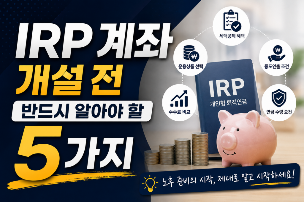 IRP 계좌 개설