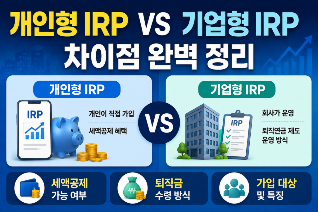 개인형 기업형 IRP 차이